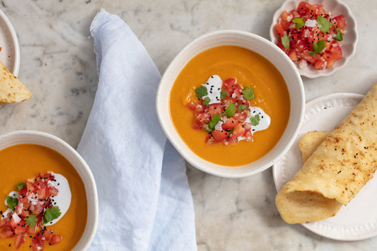 Curried Pumpkin or Kumara Soup - recipe by Allyson Gofton